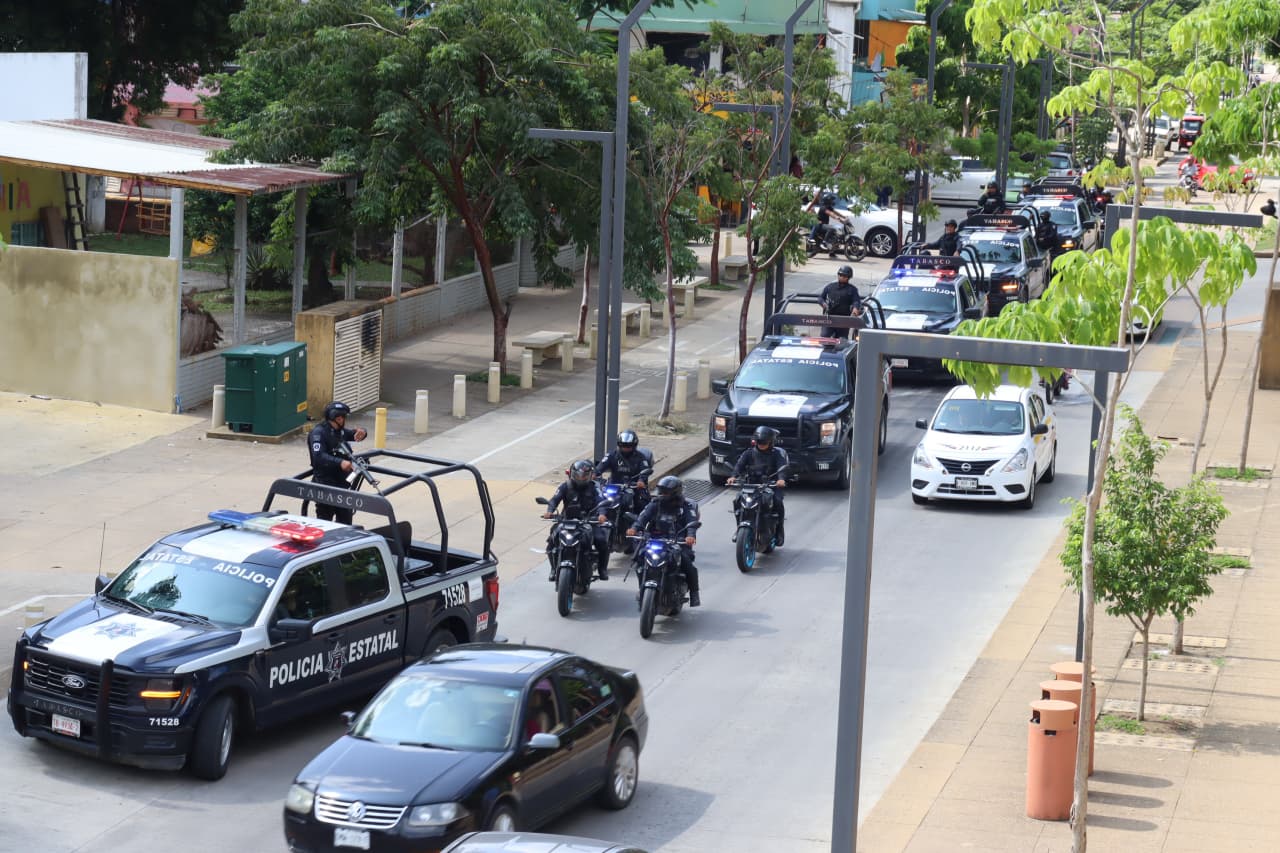 Con recorridos de vigilancia, elementos de la SSPC efectúan labores de disuasión del delito en las colonias Gaviotas Norte y Sur.