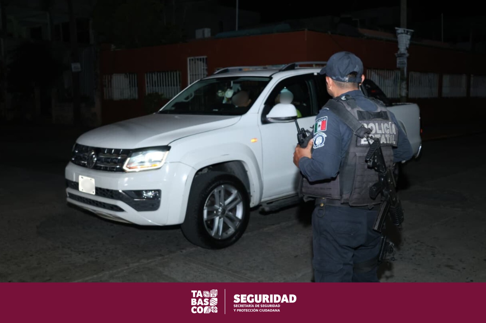 Para garantizar la seguridad de la población, realiza SSPC en coordinación con la FIRT Olmeca, recorridos de vigilancia en la capital de Tabasco.