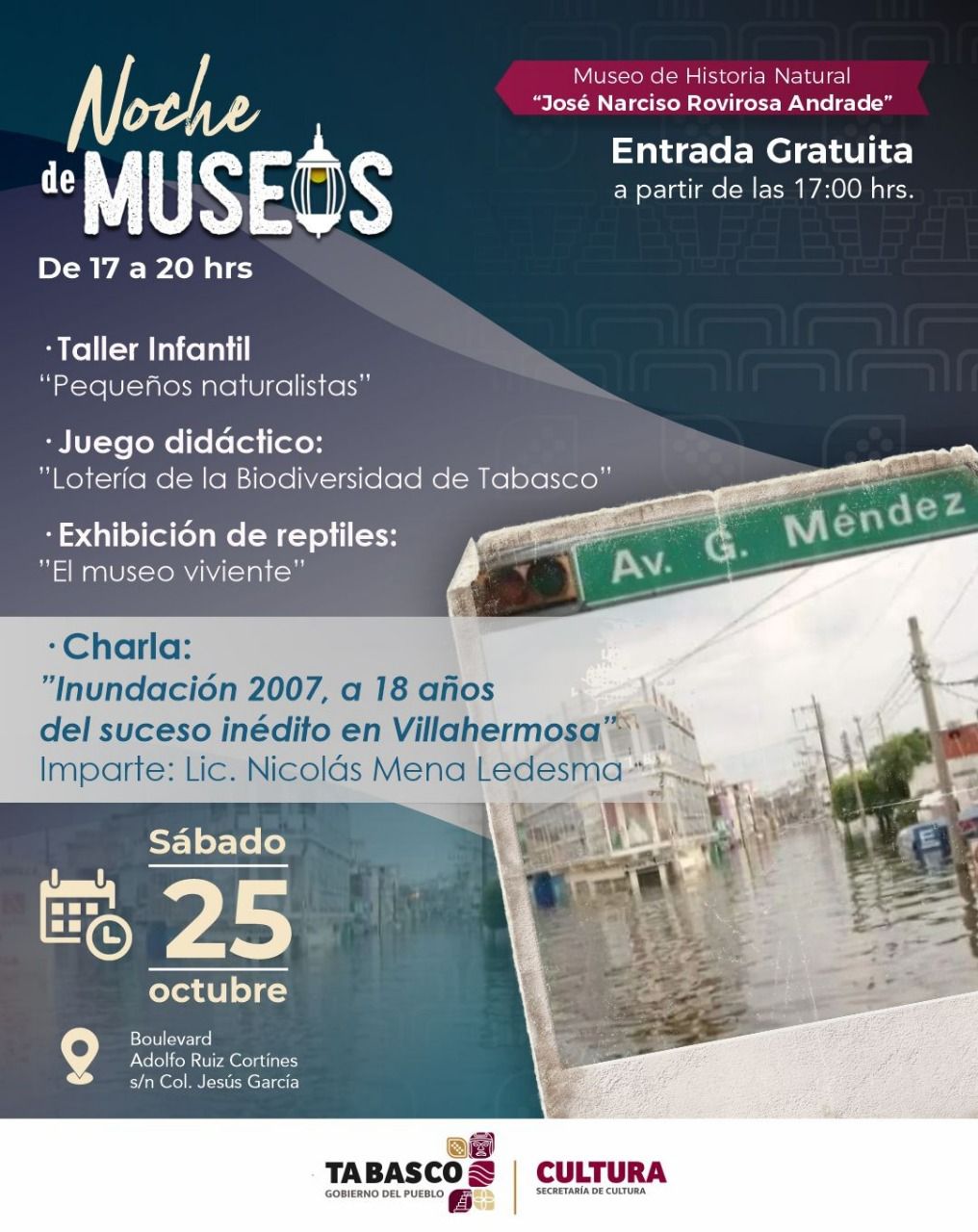 Entre cocodrilos, estrellas y leyendas, se vivirá la Noche de Museos de octubre.