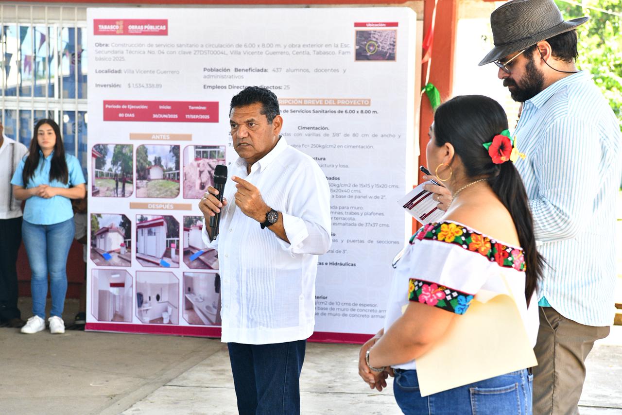 Invierte Gobierno del Estado en planteles educativos de Tabasco; este primer año más de 200 han sido rehabilitados: Javier May.