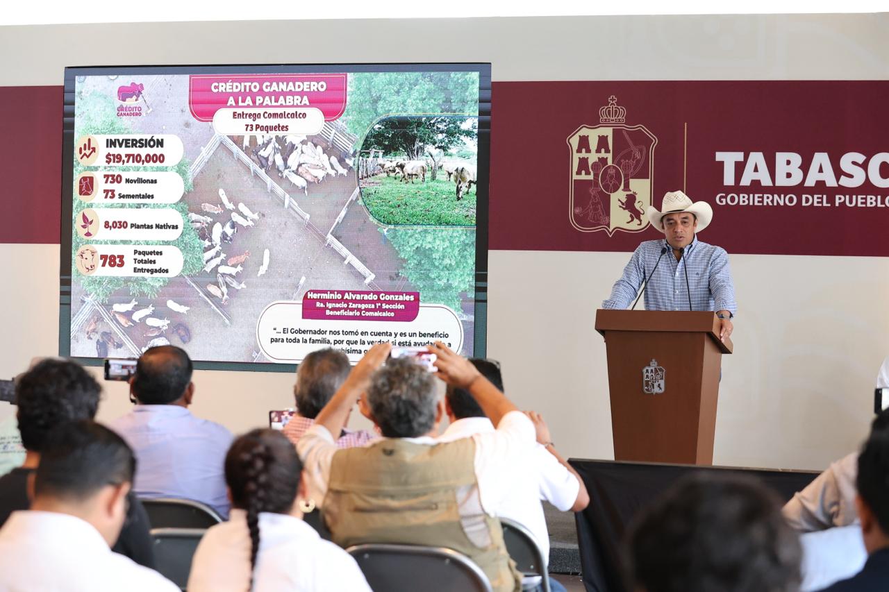 Invierte Gobierno del Estado más de 215.1 millones en programa Crédito Ganadero a la Palabra; “ningún otro estado del país invierte más en programas productivos”, destaca SEDAP.