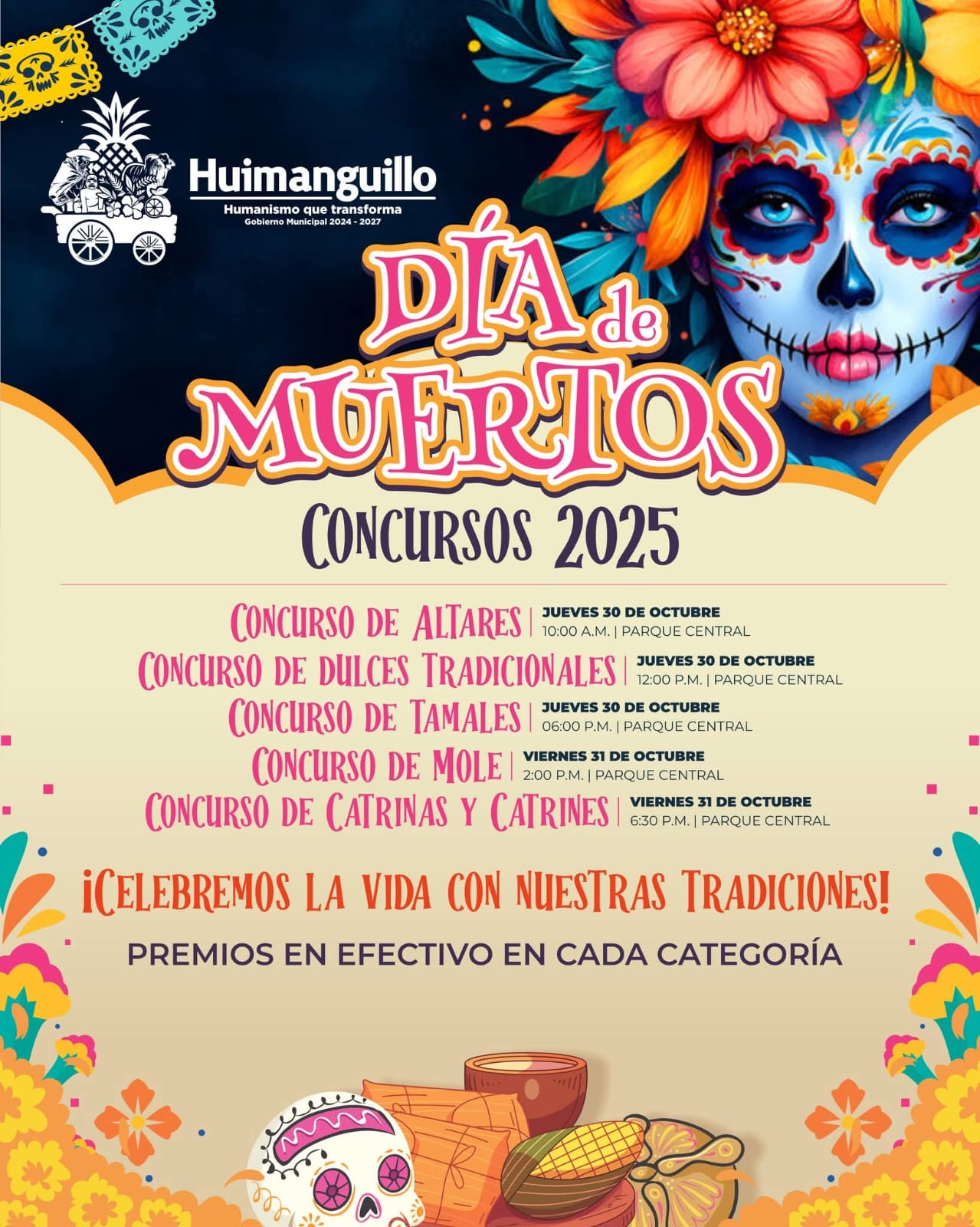 💀🎶 ¡Huimanguillo vive sus tradiciones!