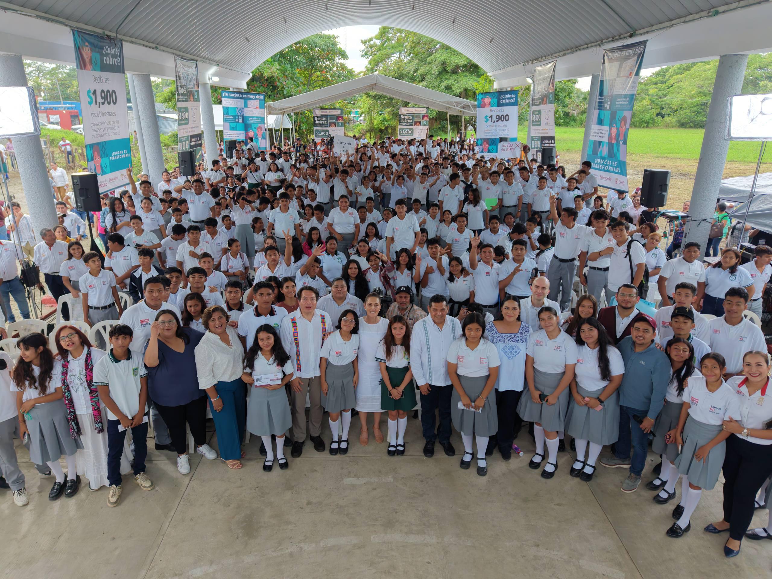 ANUNCIA PRESIDENTA CLAUDIA SHEINBAUM CAMPUS DE LA UNIVERSIDAD NACIONAL ROSARIO CASTELLANOS EN JONUTA, TABASCO.