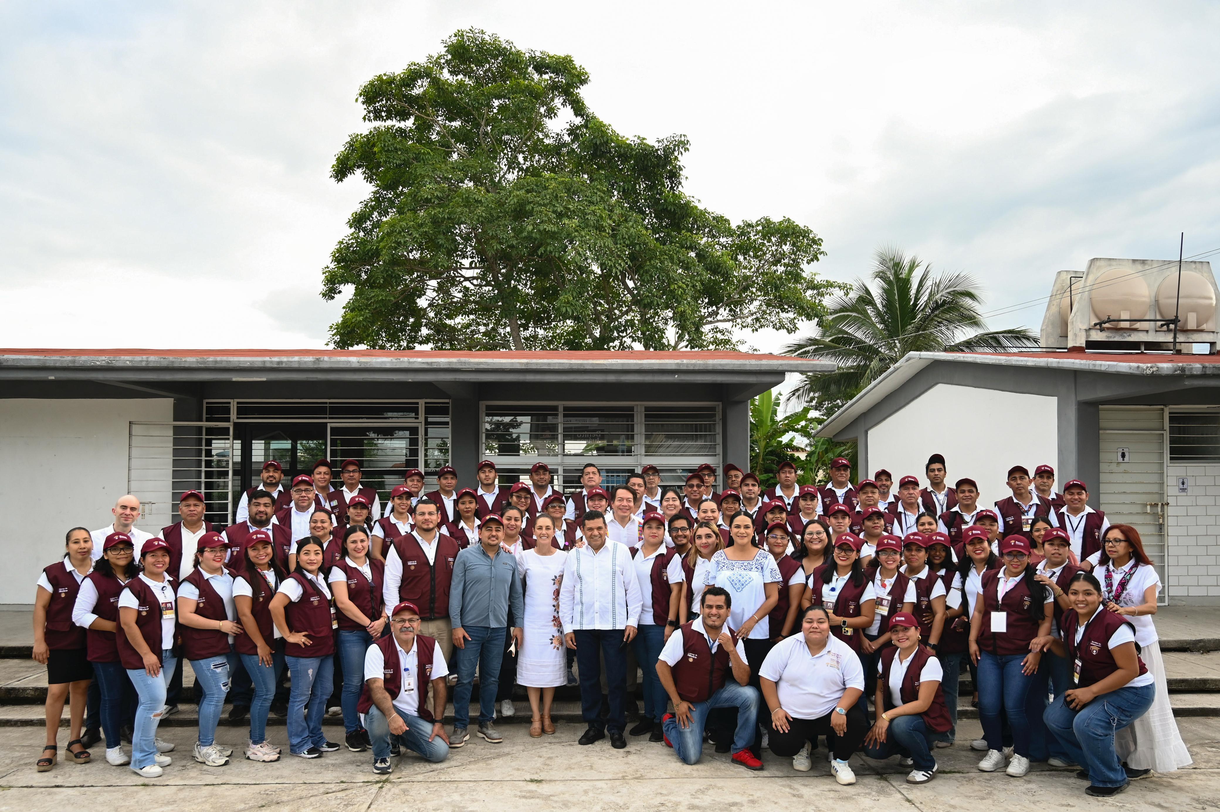 ANUNCIA PRESIDENTA CLAUDIA SHEINBAUM CAMPUS DE LA UNIVERSIDAD NACIONAL ROSARIO CASTELLANOS EN JONUTA, TABASCO.