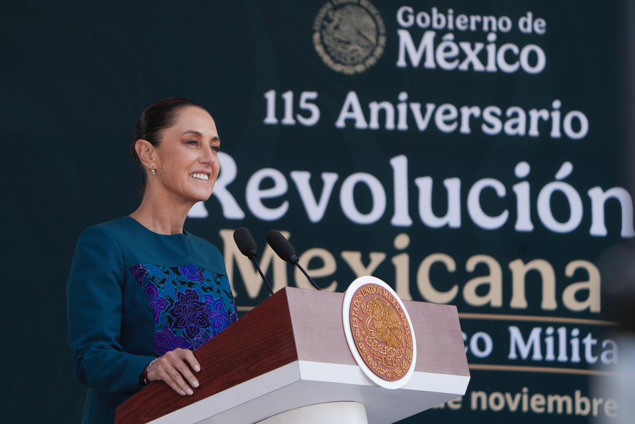 EL QUE CONVOCA A LA VIOLENCIA Y A LA INTERVENCIÓN EXTRANJERA SE EQUIVOCA; MÉXICO AVANZA POR LA SENDA DE LA HONESTIDAD, LA PAZ, LA DEMOCRACIA Y LA JUSTICIA: PRESIDENTA CLAUDIA SHEINBAUM EN 115 ANIVERSARIO DE LA REVOLUCIÓN MEXICANA.