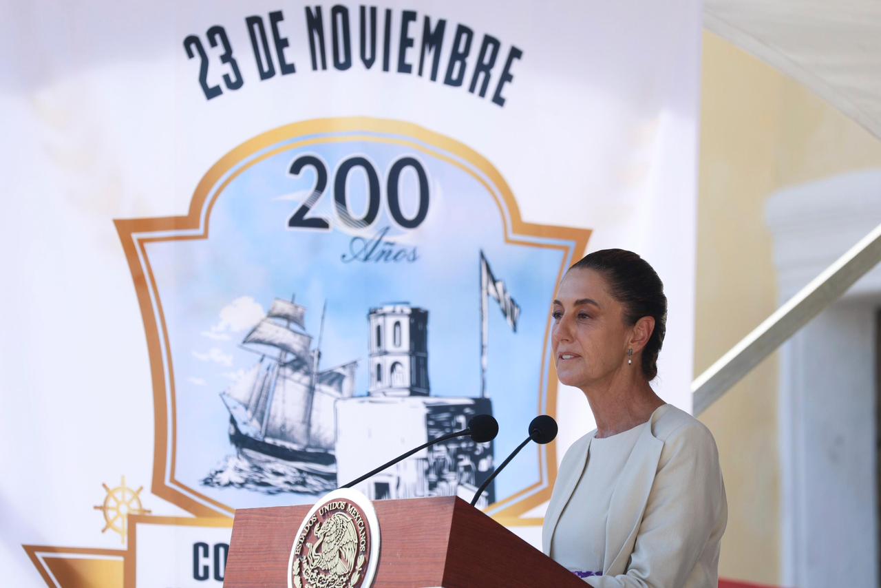 A 200 AÑOS DE LA INDEPENDENCIA EN LA MAR, CELEBRAMOS Y CONVOCAMOS A LA CONSTANTE DEFENSA DE NUESTRA INDEPENDENCIA Y SOBERANÍA: PRESIDENTA CLAUDIA SHEINBAUM.