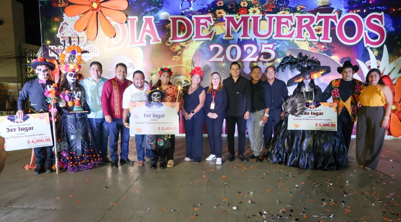 Gobierno de Huimanguillo celebra con orgullo su Concurso de Catrinas 2025.