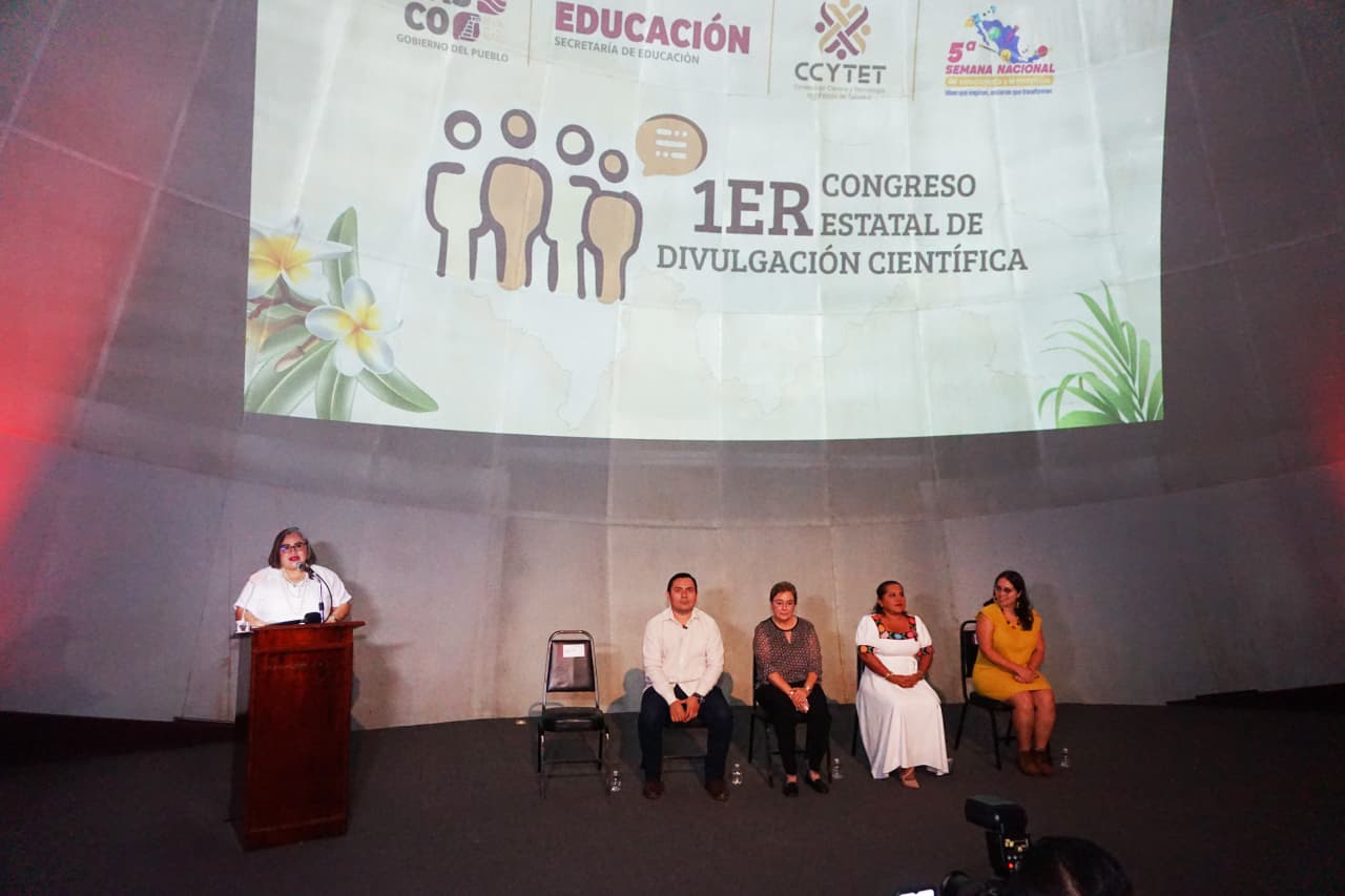 Inicia el 1er Congreso Estatal de Divulgación Científica: Tabasco impulsa una cultura científica para todos.