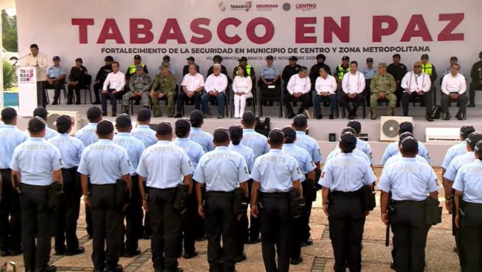 Con 50 nuevas patrullas y motopatrullas, Gobierno del Pueblo blinda Villahermosa y zona metropolitana; hay resultados contundentes y cero impunidad en seguridad: Javier May