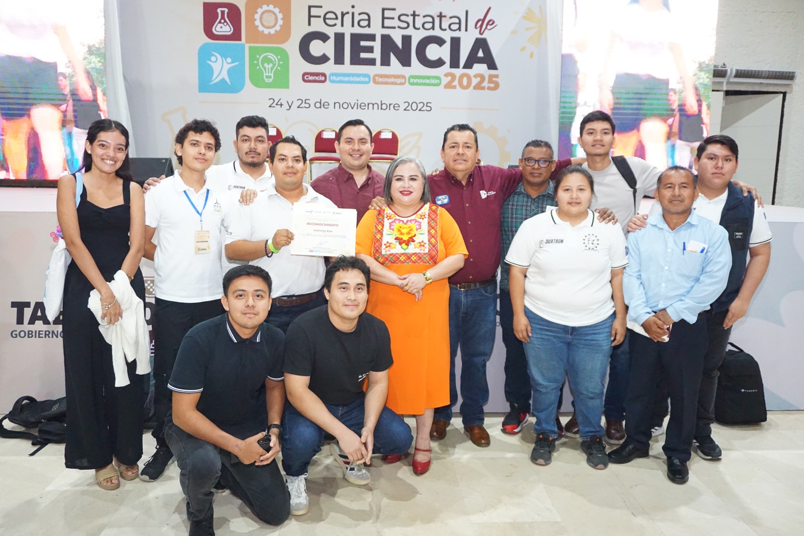 Clausura de la Feria Estatal de Ciencia 2025: “Donde la curiosidad de la juventud encendió el futuro de Tabasco”.