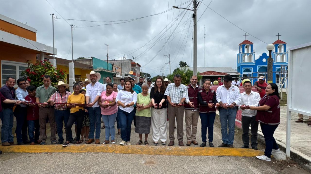 Beneficia Gobierno del Estado a 36 mil tenosiquenses con obras de impacto social, en las que se invirtieron más de 18 mdp.