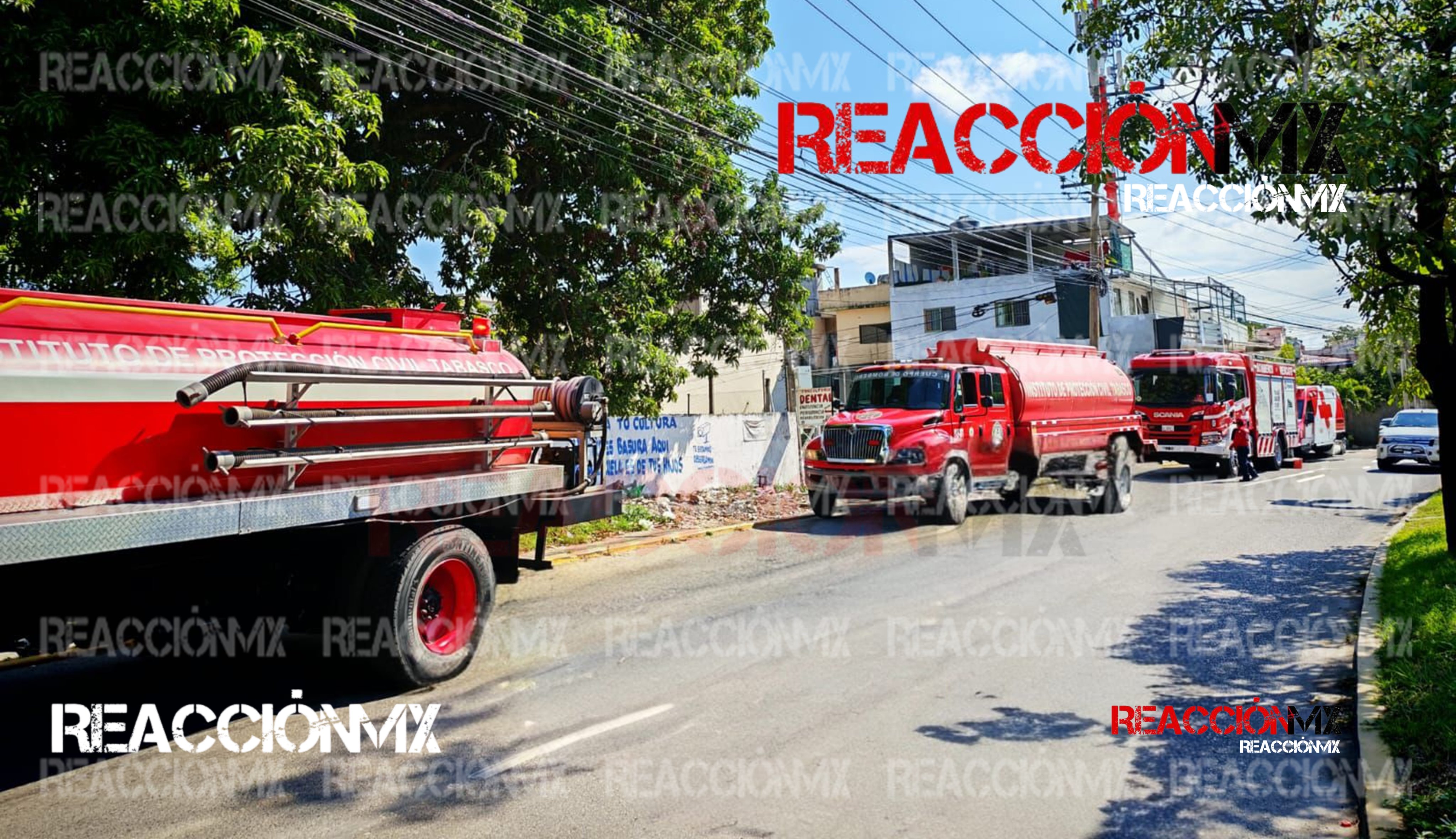 CONATO DE INCENDIO GENERA ALARMA, EN LA COLONIA ESPEJO I DE VILLAHERMOSA.