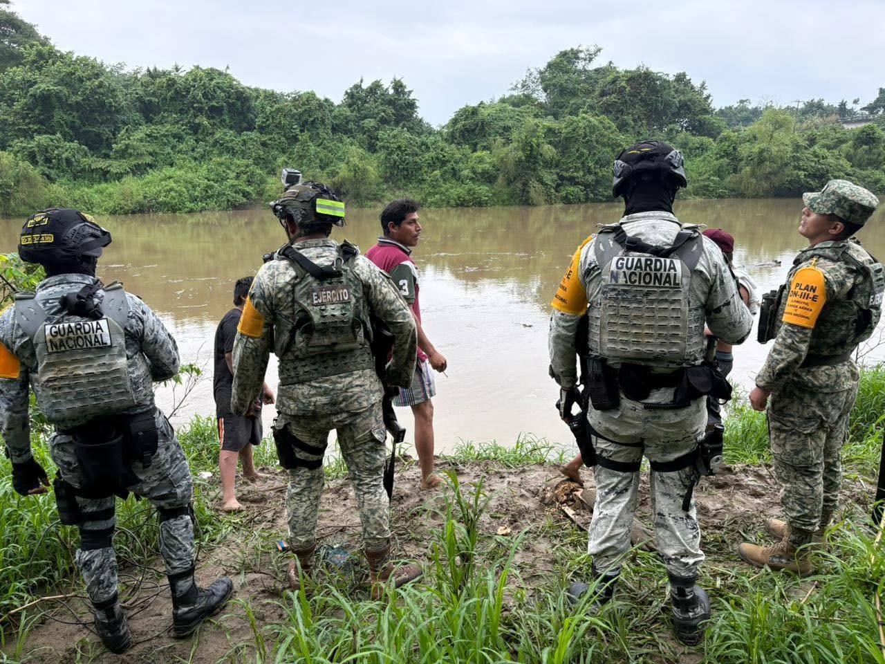 EJÉRCITO, FUERZA AÉREA Y GUARDIA NACIONAL ACTIVAN PLAN DN-III-E EN TABASCO.