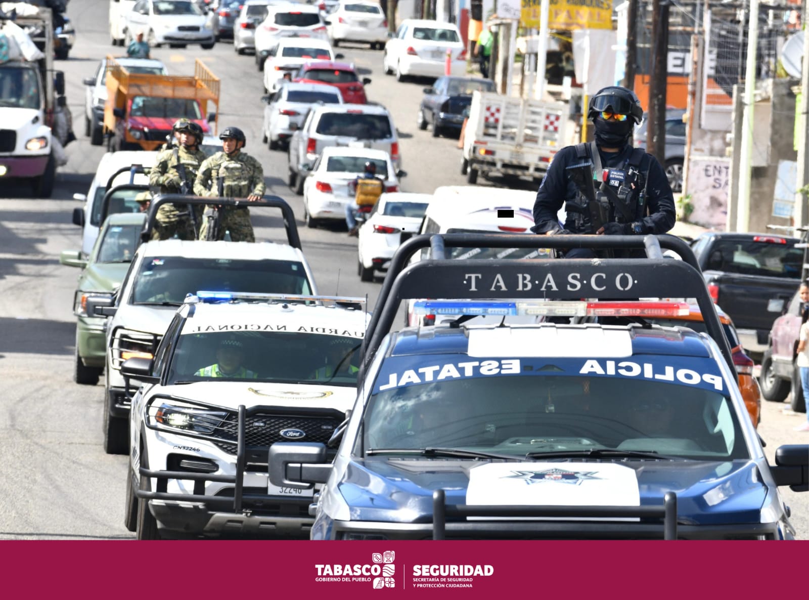 FIRT Olmeca refuerza la seguridad con el Operativo Navidad Segura en Tabasco.
