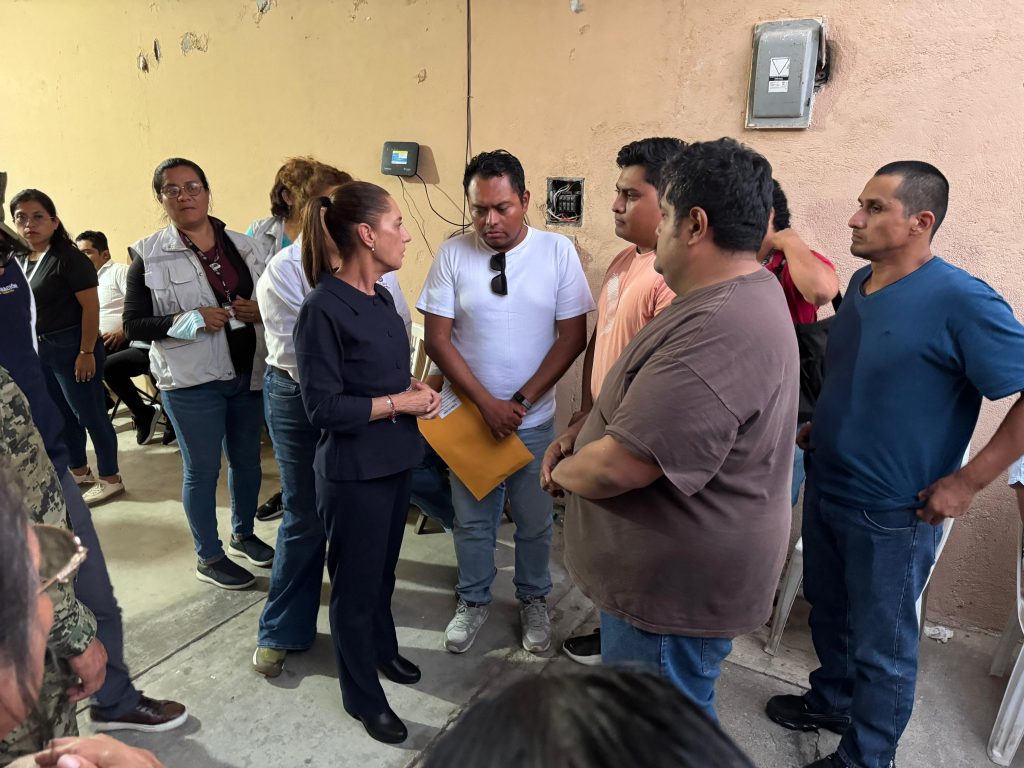 “SE ATIENDE A TODOS”: PRESIDENTA CLAUDIA SHEINBAUM VISITA A LESIONADOS POR ACCIDENTE DEL TREN INTEROCEÁNICO.