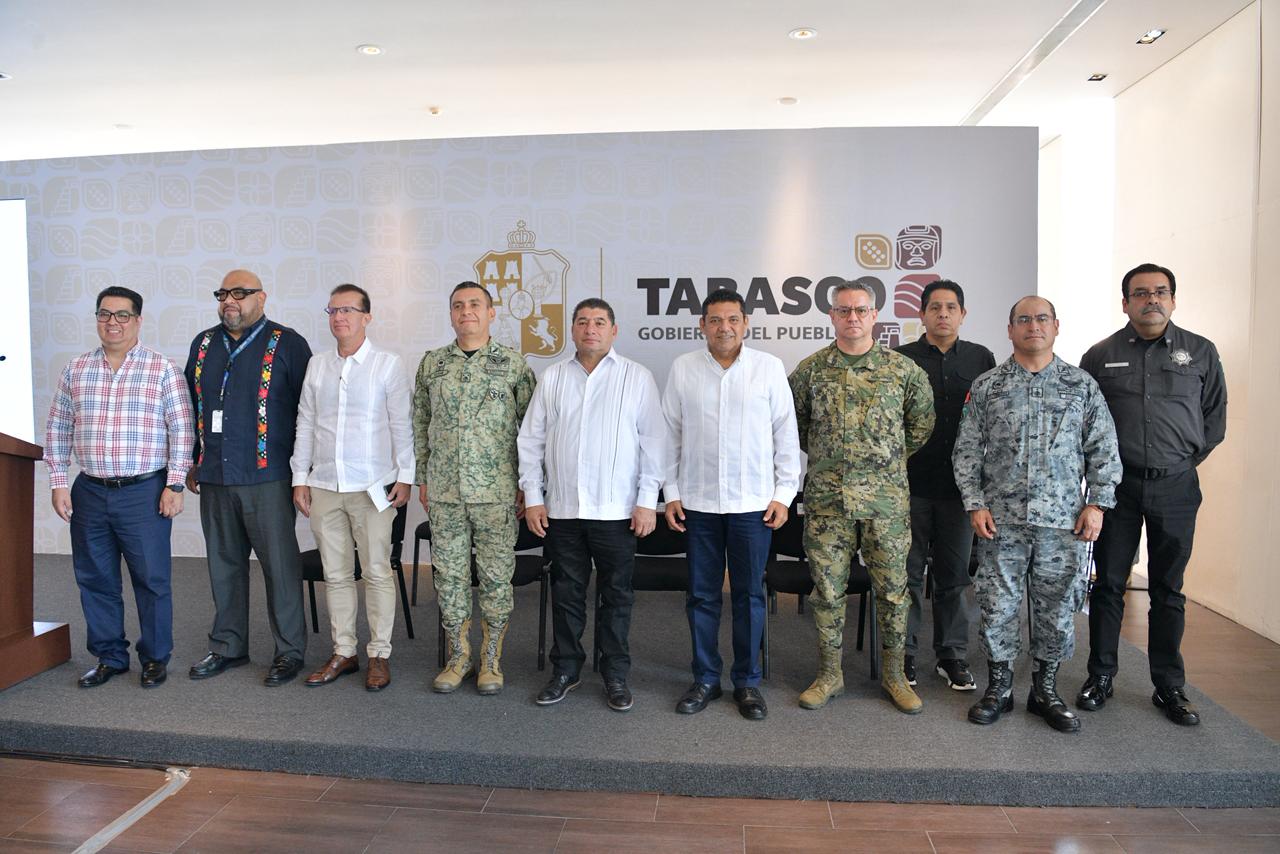Avanza Tabasco con determinación y resultados por la seguridad: Javier May.