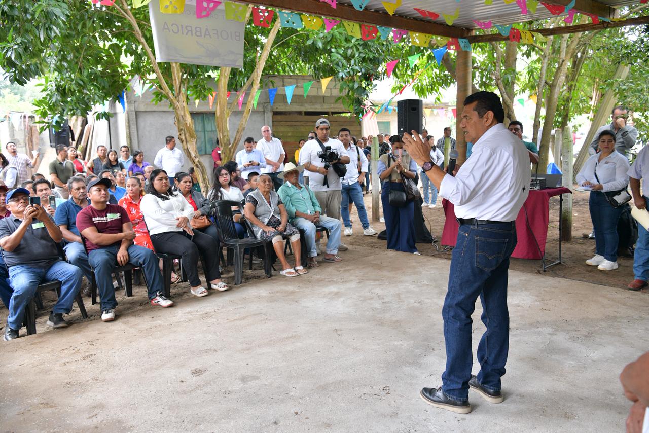 Convoca Gobernador Javier May a sembradoras y sembradores de Centla a redoblar esfuerzos para sacar adelante al campo.