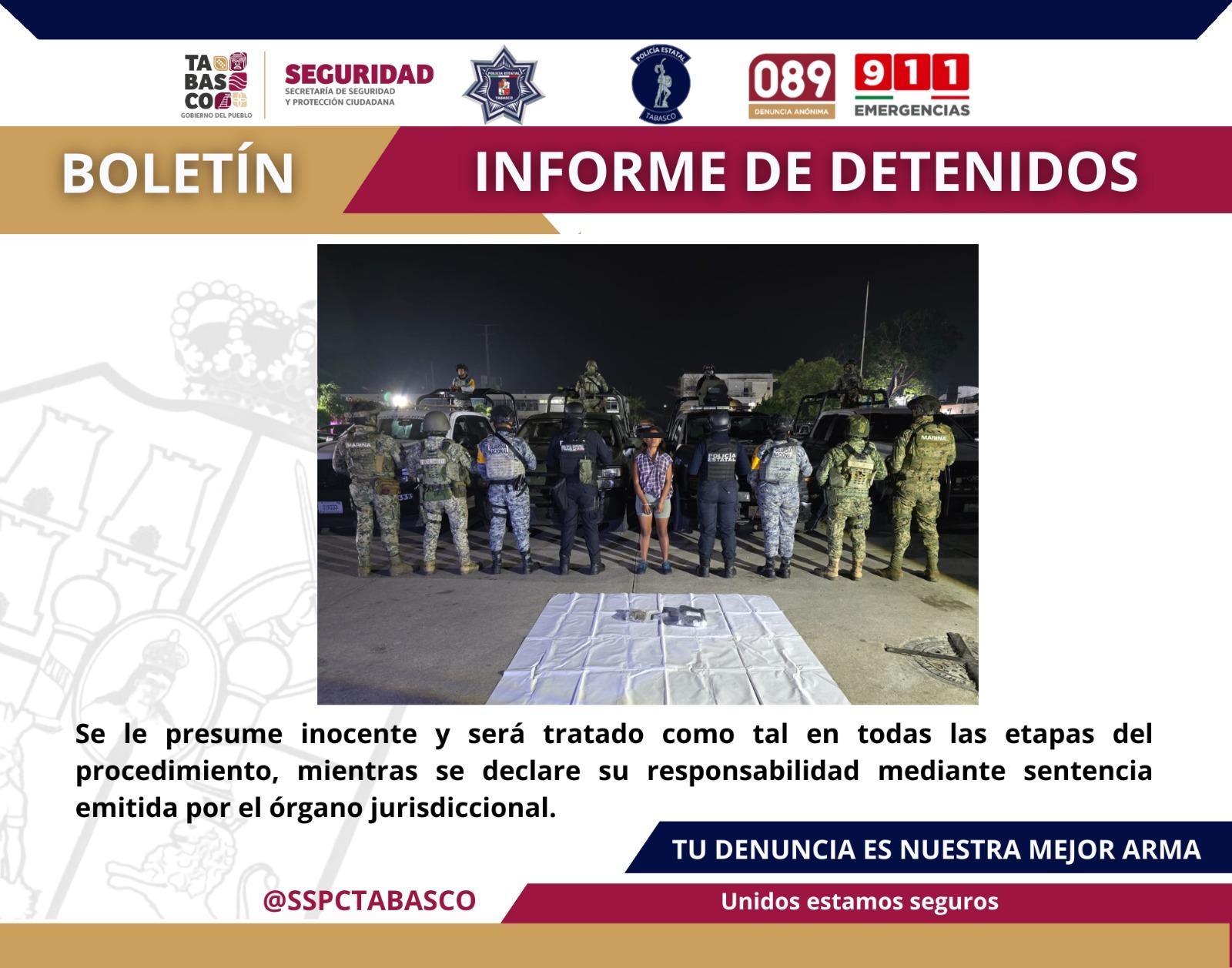 Seis personas detenidas por presuntos delitos contra la salud.