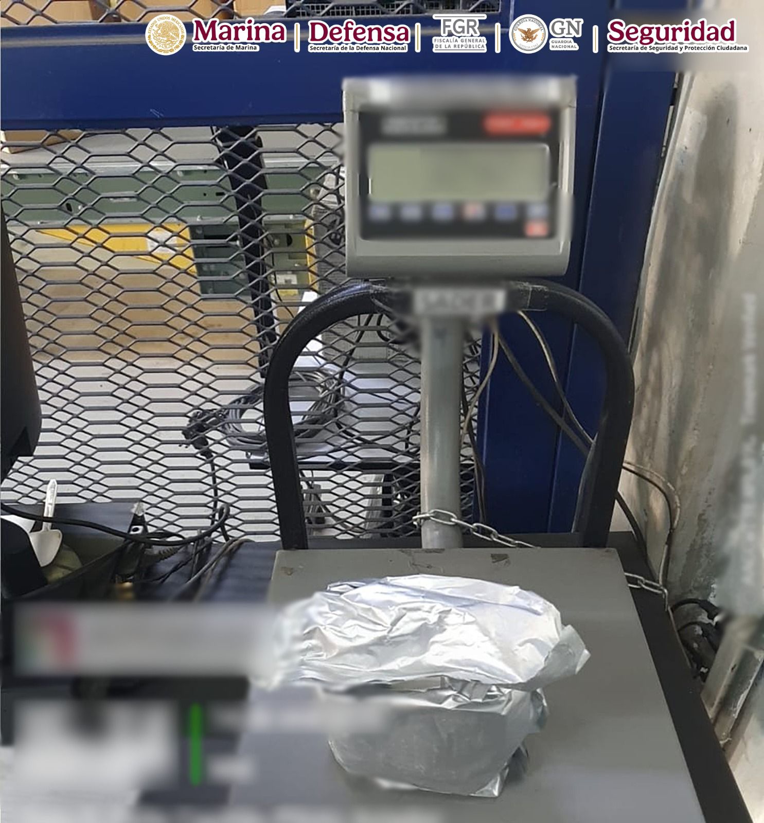 EN EL AICM, AUTORIDADES FEDERALES ASEGURAN UN PAQUETE CON FENTANILO ENVIADO DESDE UN PAÍS ASIÁTICO.