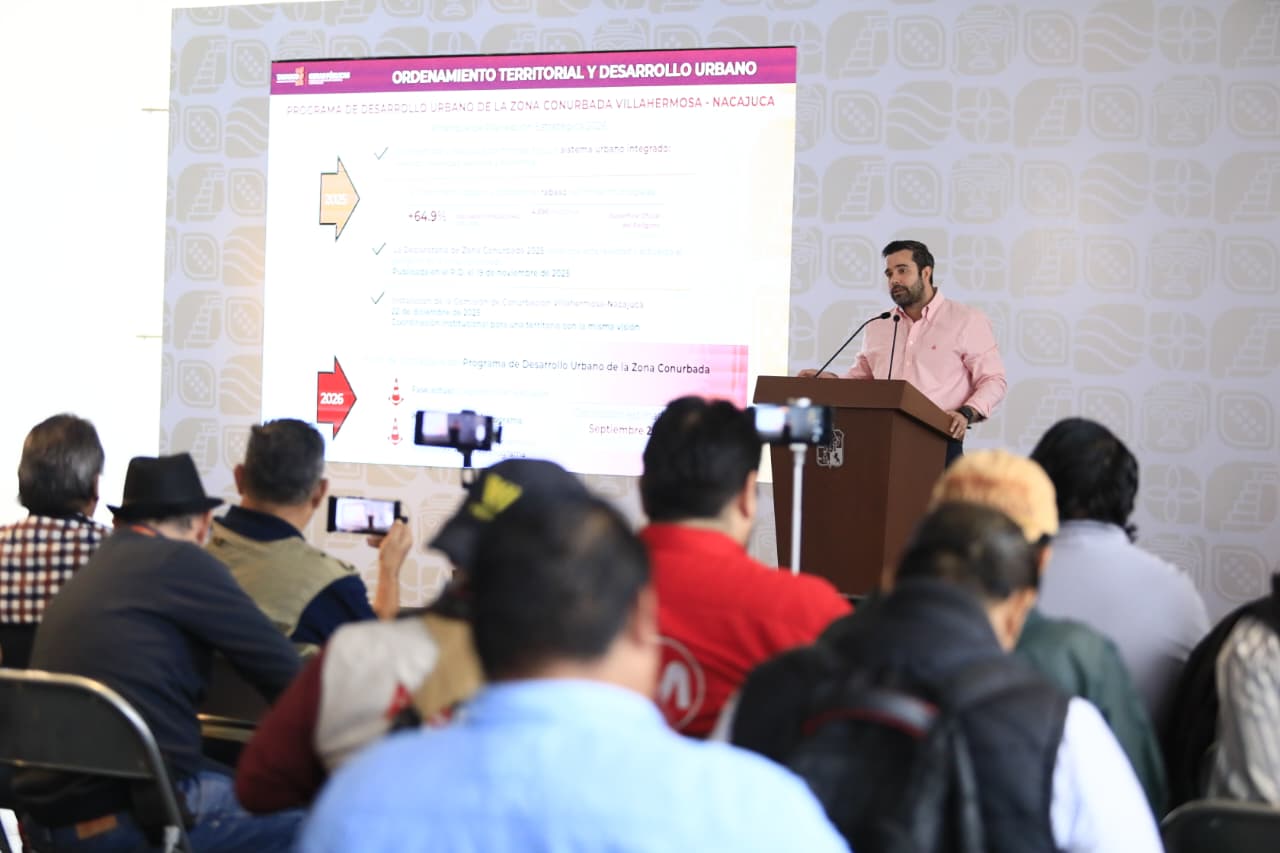 Avanza Programa de Desarrollo Urbano de la Zona Conurbada Villahermosa-Nacajuca; a finales de enero arrancan consultas ciudadanas.