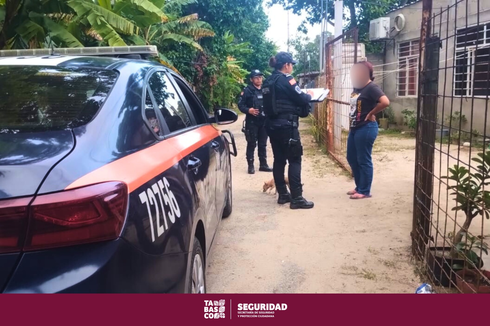 La SSPC continúa brindando seguimiento y acompañamiento a víctimas de violencia de género en Centro.