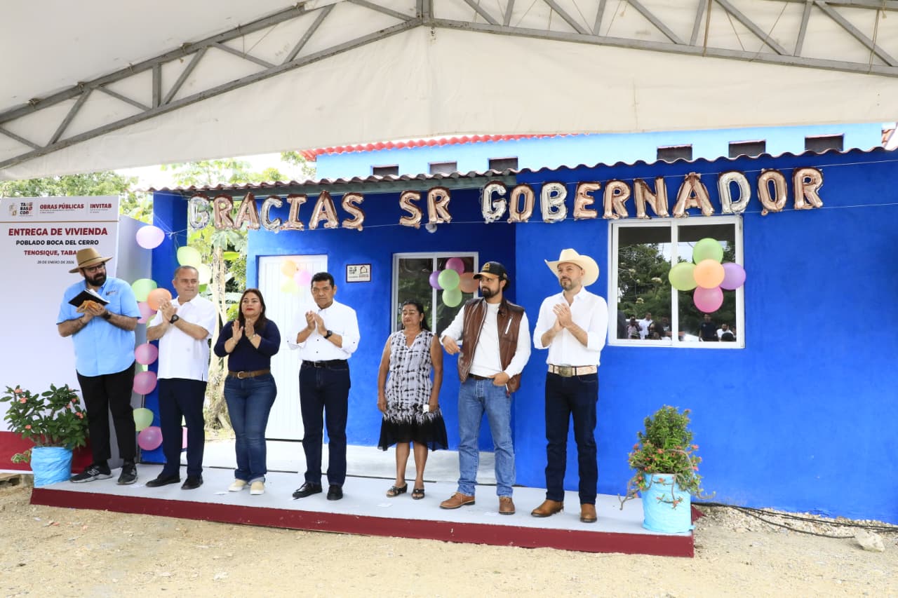 Justicia social en Tenosique; Gobernador Javier May entrega 100 viviendas rurales en Tenosique con inversión de 33.9 mdp.