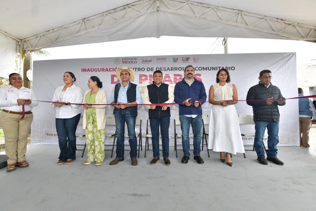 Entrega Javier May Centro DIF Pilares en Emiliano Zapata; son espacios para crear comunidades más sanas, destaca.