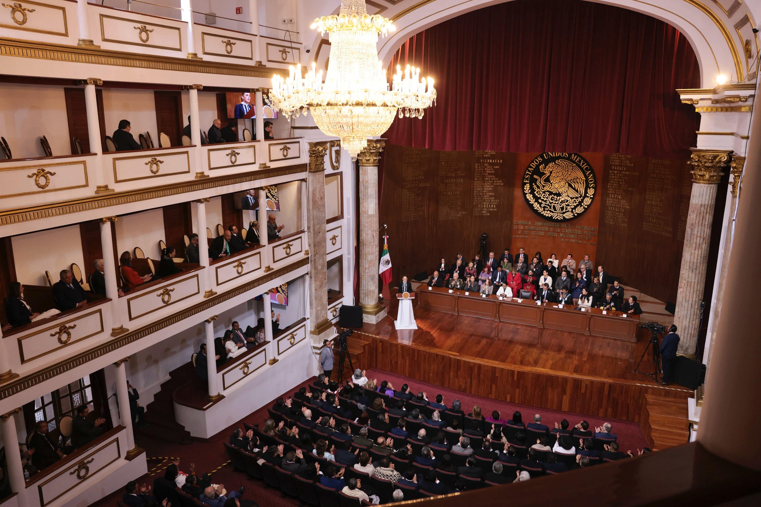LA CUARTA TRANSFORMACIÓN RECUPERÓ LA ESENCIA DE LA CONSTITUCIÓN DE 1917: PRESIDENTA CLAUDIA SHEINBAUM EN EL 109 ANIVERSARIO DE LA CARTA MAGNA.