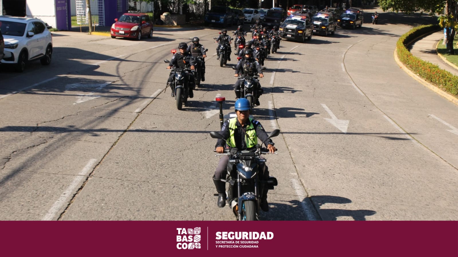 La SSPC continúa reforzando la seguridad con el operativo “Villahermosa Segura”.
