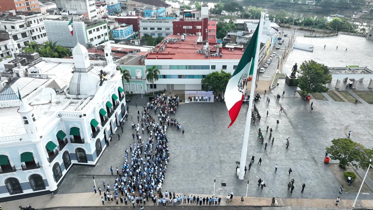 Conmemora Tabasco 109 aniversario de la Constitución Política de México; Carta Magna, plasma derechos que son motor de la Cuarta Transformación: Paloma López Hidalgo.