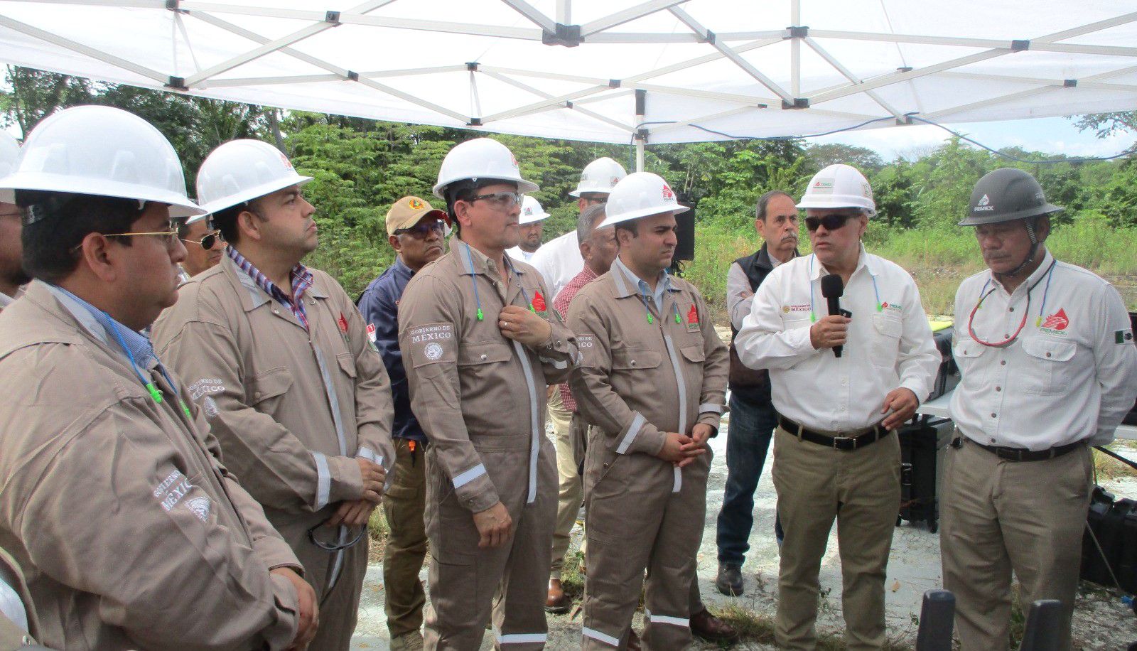Realizan Pemex, ayuntamientos y SEMADES recorrido técnico en la Batería de Separación Agave.