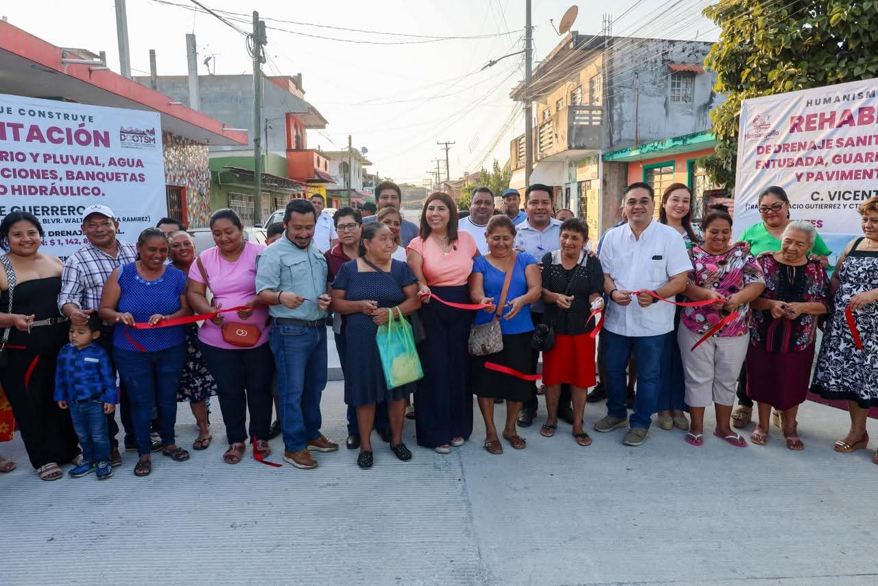 Alcaldesa de Huimanguillo continúa trabajando de manera comprometida para generar infraestructura de calidad, avanzando con paso firme en la atención de rezagos.