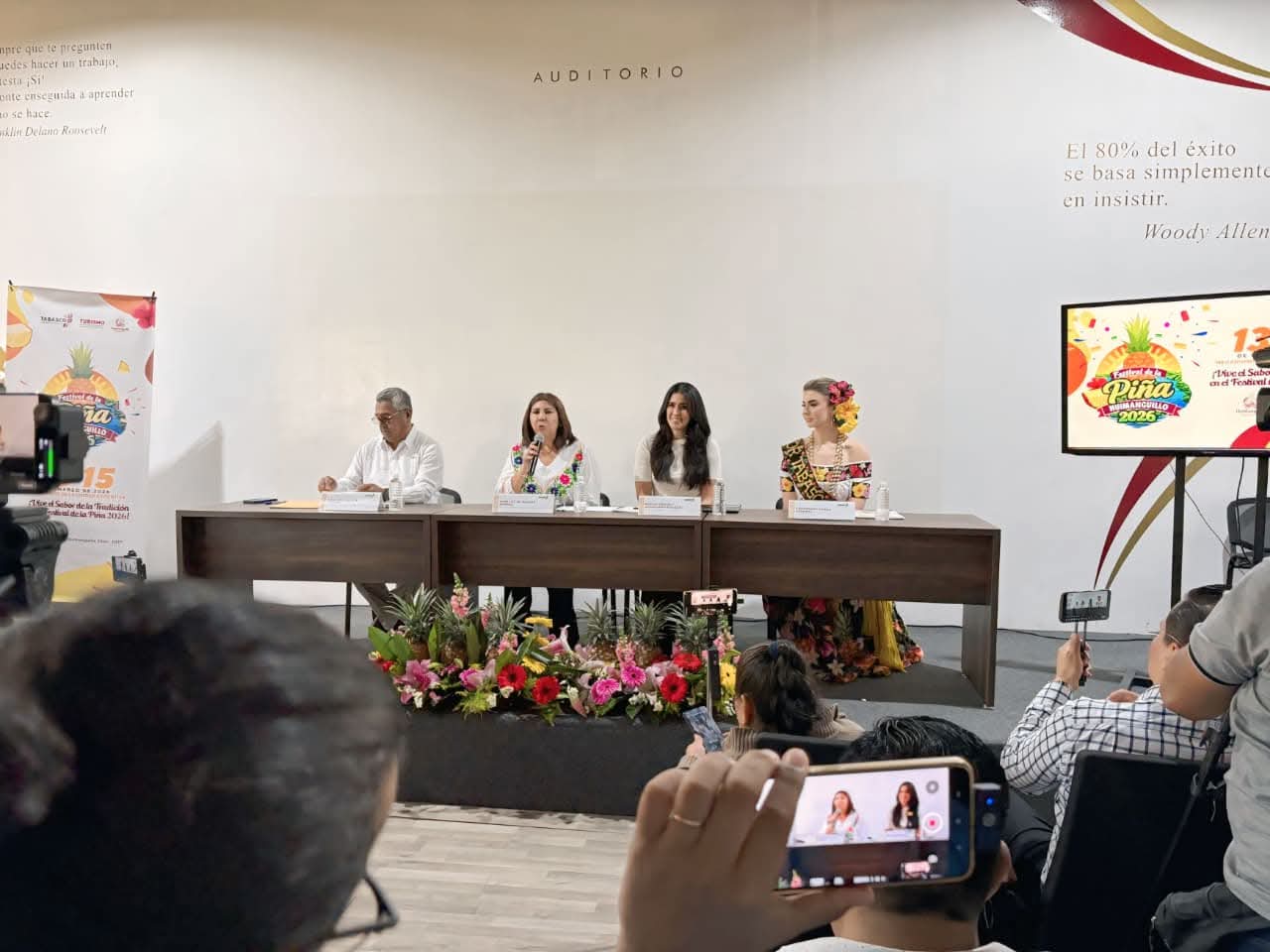 Anuncian Festival de la Piña 2026 en Huimanguillo; prevén 20 mil asistentes y derrama de 25 MDP.