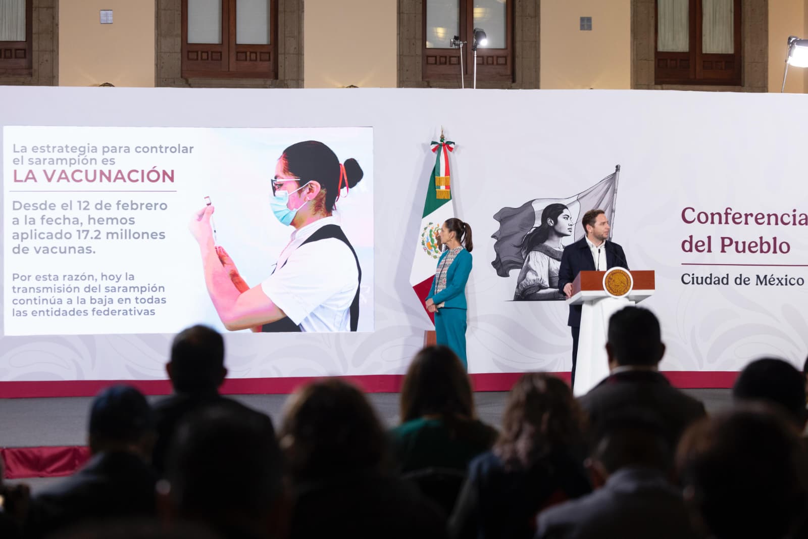 Presidenta Claudia Sheinbaum destaca más de 97% en abasto de medicamentos.