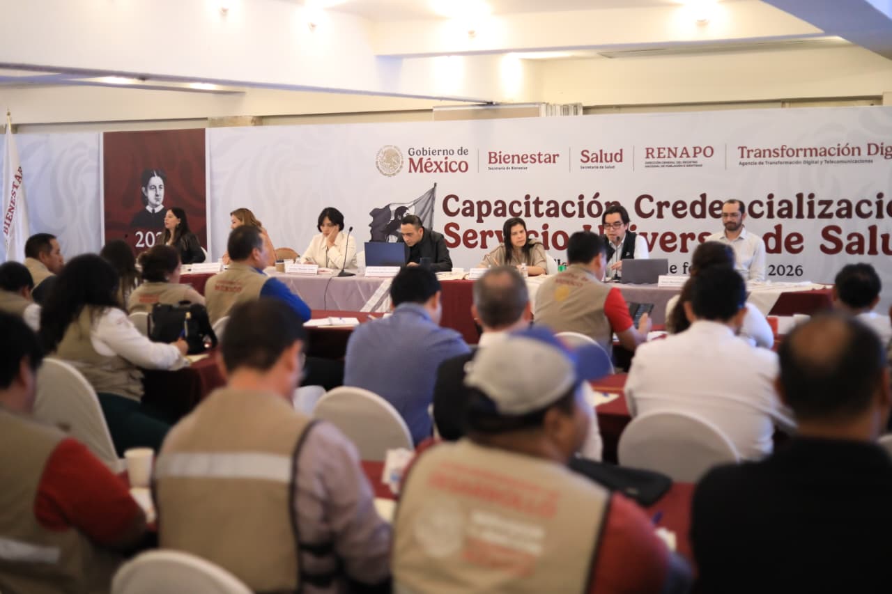 Desde Tabasco Capacitan a Servidores de la Nación Del Sur-Sureste, para la Credencialización del Servicio Universal de Salud.