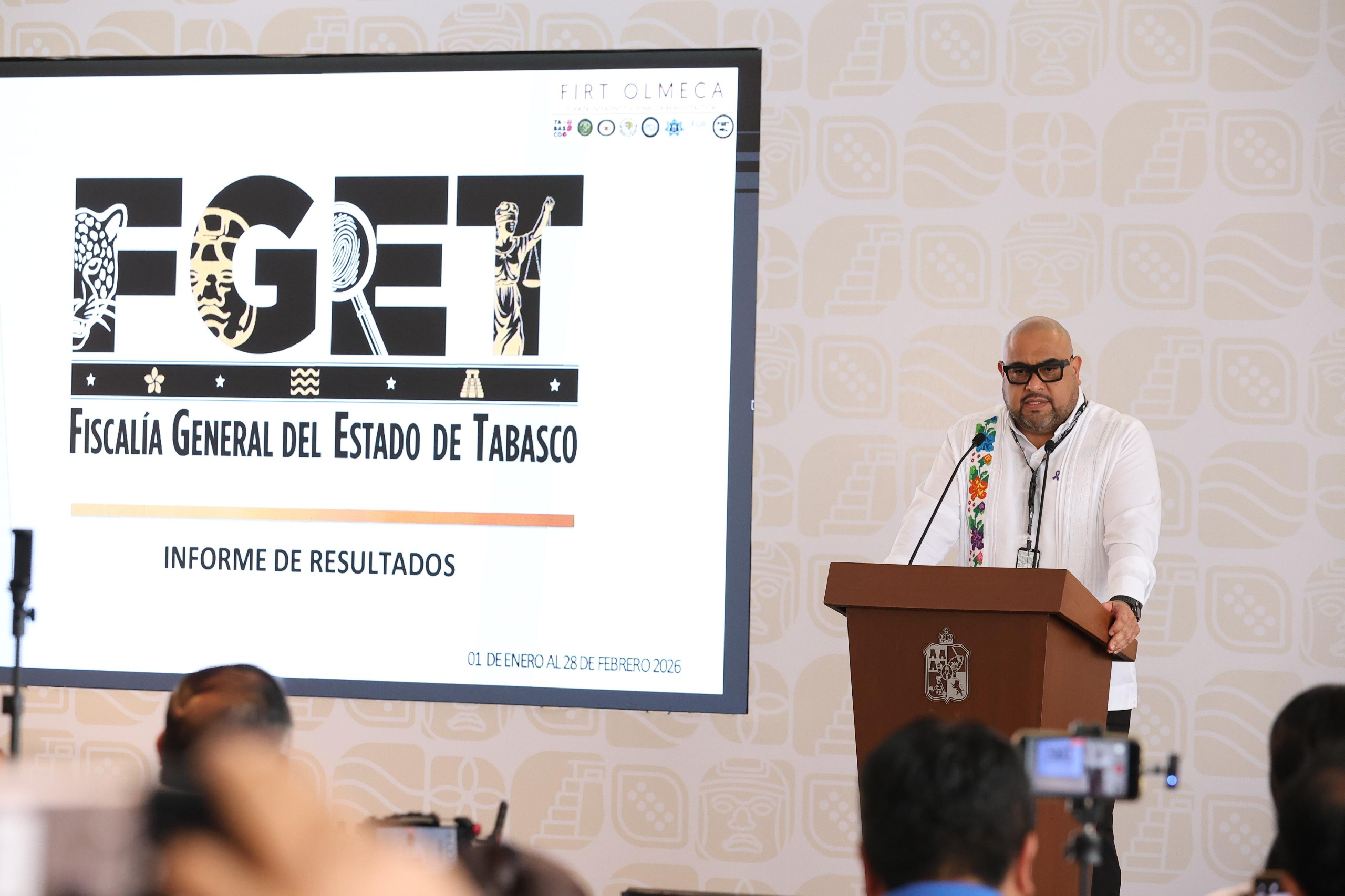Cero impunidad en Tabasco; se registran resultados históricos en procuración de justicia durante el primer bimestre de 2026.