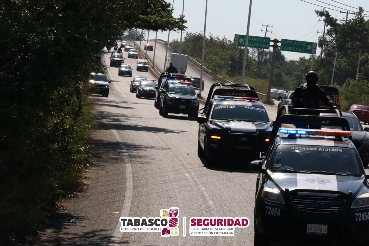 Continúa el Operativo “Villahermosa Segura” trabajando por la tranquilidad de las familias tabasqueñas.