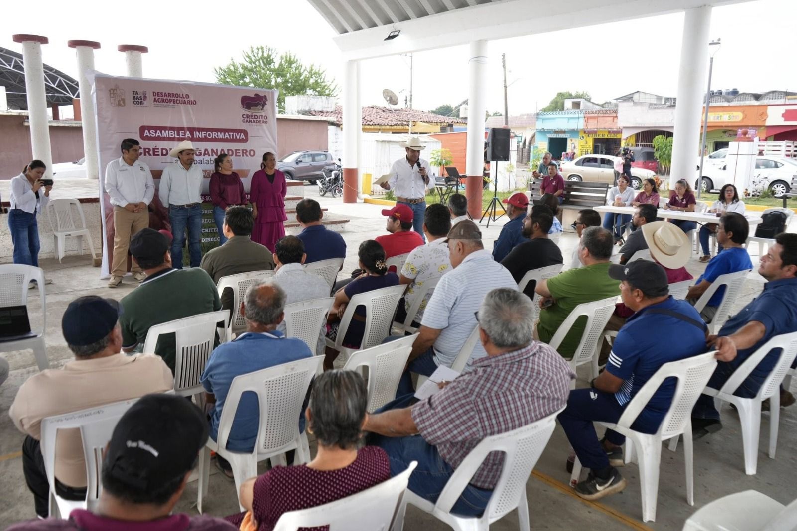 Inician asambleas informativas del programa Crédito Ganadero a la Palabra en Cunduacán, Jalpa de Méndez y Nacajuca.