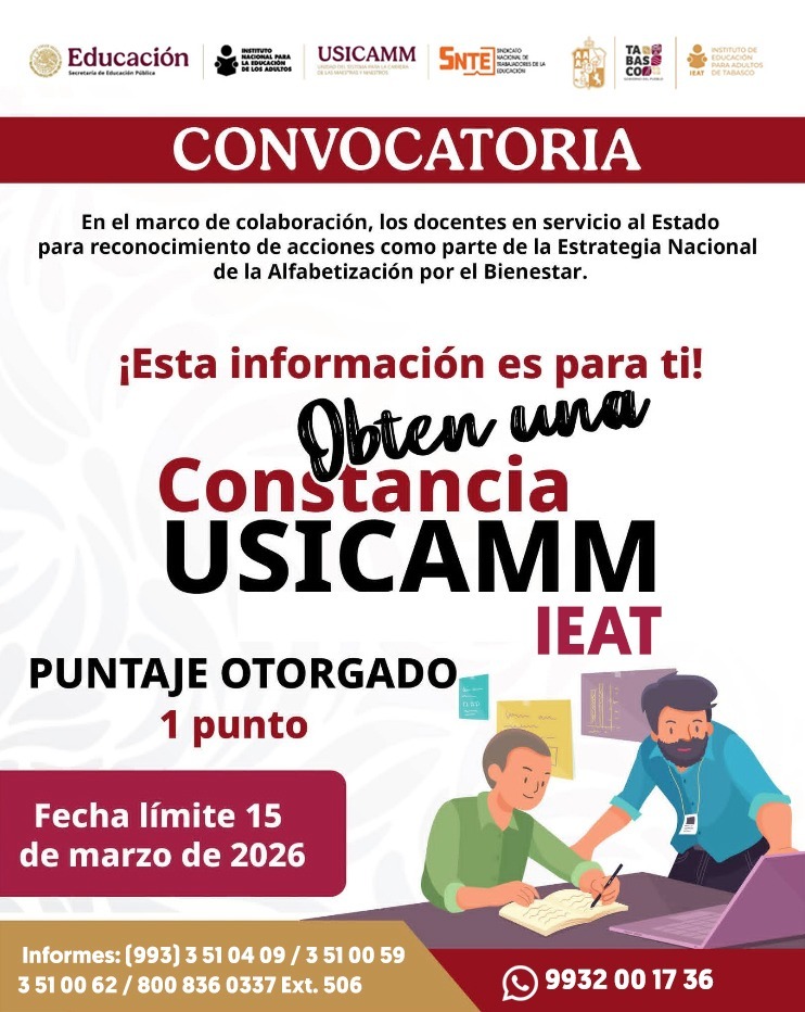 Se suman maestros en activo para alfabetizar a jóvenes y adultos.