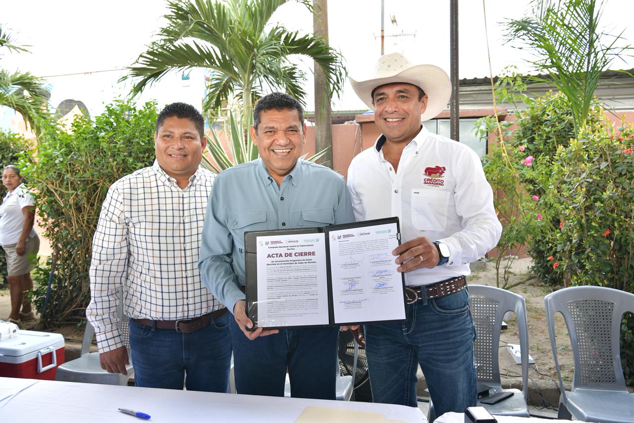 Tabasco avanza en recuperación de estatus sanitario en ganadería; concluye barrido en Jalpa de Méndez sin casos de tuberculosis.