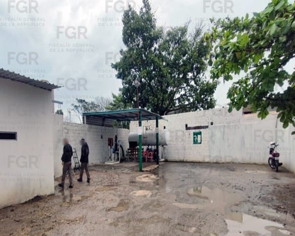 En cateo, FGR asegura dos gaseras y aproximadamente ocho mil litros de gas l.p. en Nacajuca, Tabasco.
