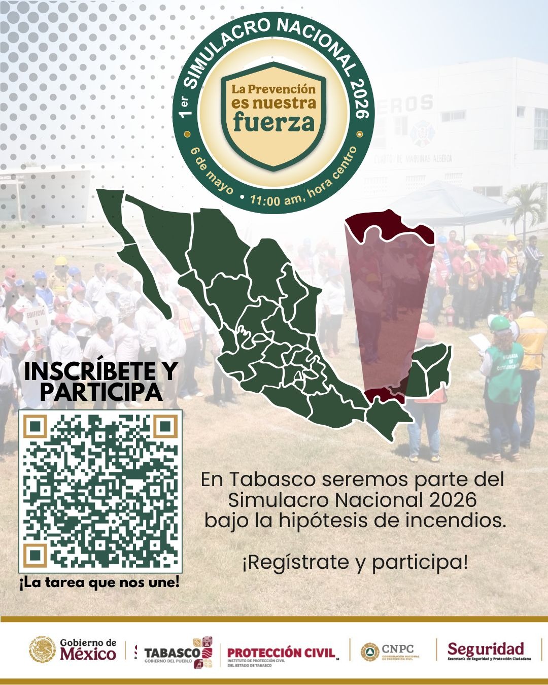 Se apertura el portal de inscripciones para el primer Simulacro Nacional 2026.