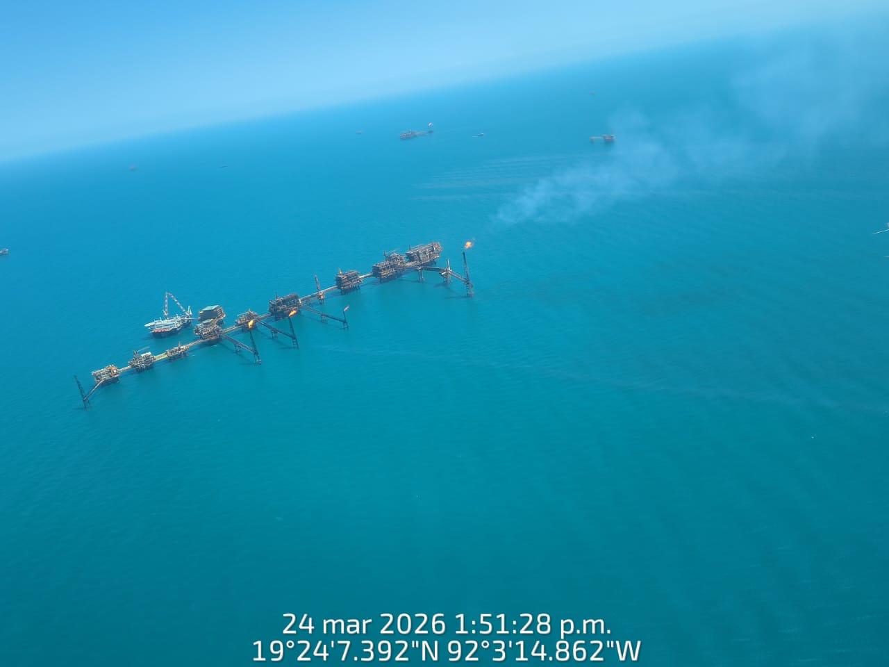 Gobierno de México refuerza acciones integrales ante presencia de hidrocarburos en costas del Golfo de México.