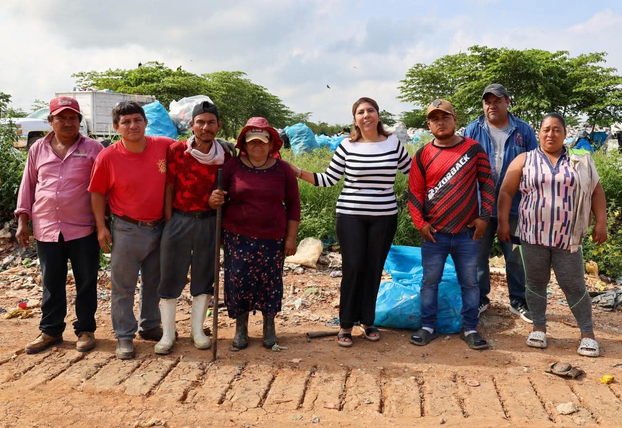 Supervisa Mari Luz condiciones del basurero municipal de Huimanguillo