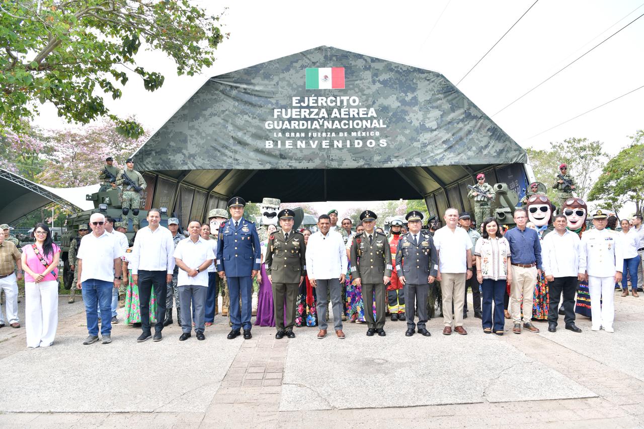 Abre sus puertas al público la expo militar “La Gran Fuerza de México”, con el reconocimiento del pueblo y Gobierno de Tabasco.