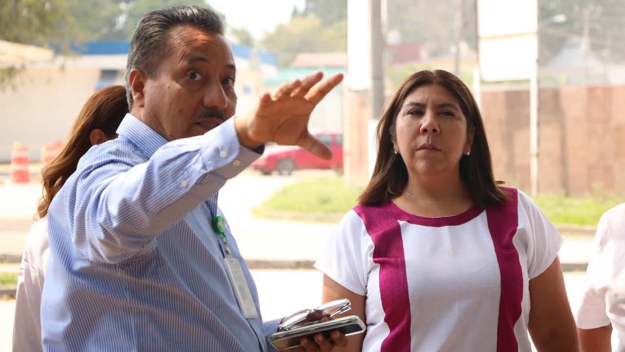 Supervisa Mari Luz avances del CECI en Huimanguillo