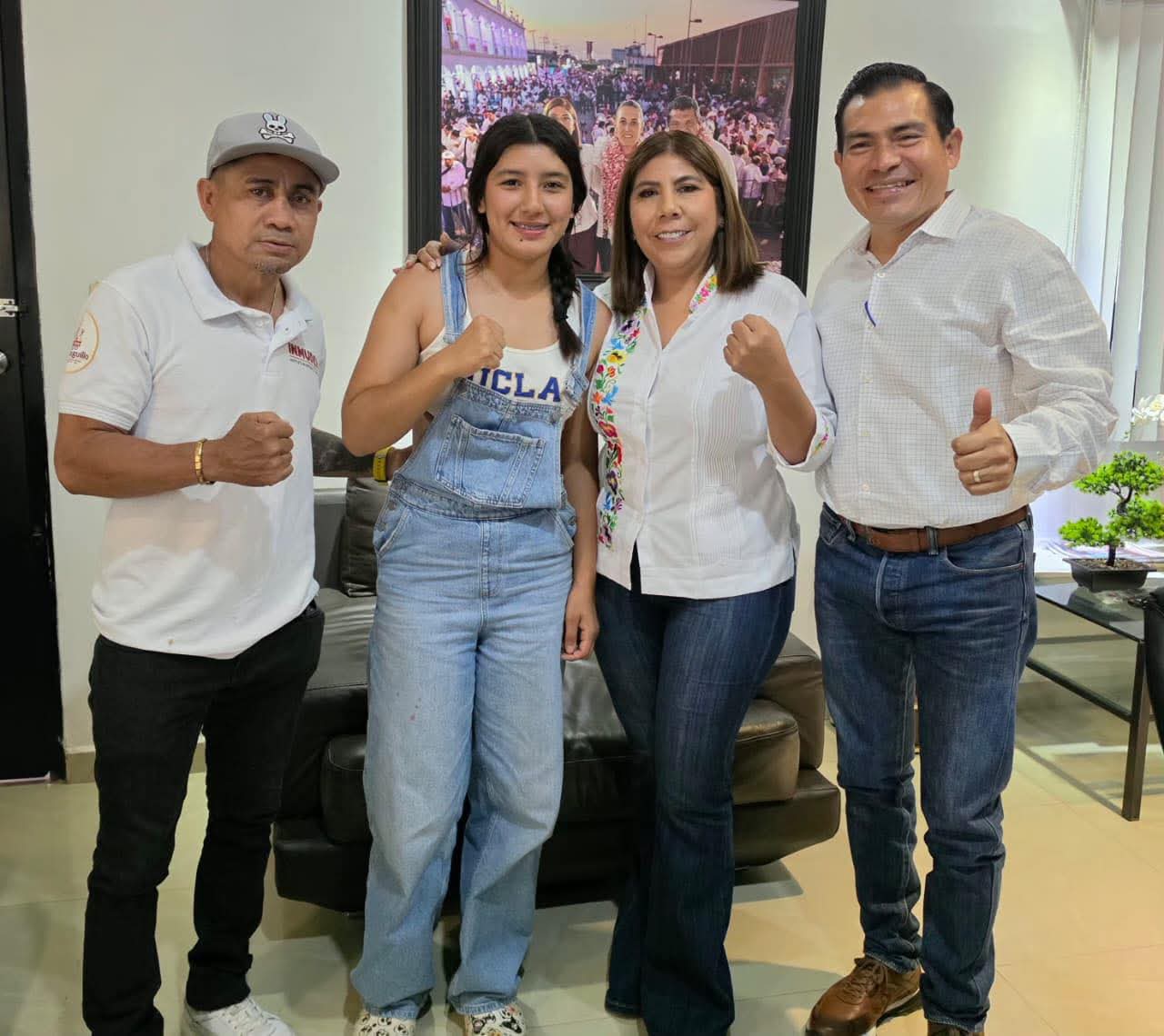 Respalda Mari Luz participación de Isabela Vázquez campeona en Box