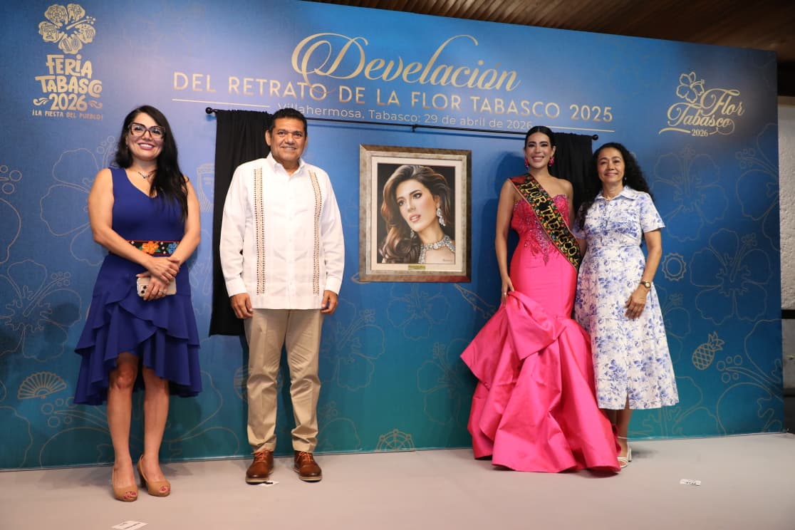 Inmortalizan legado de María Fernanda Palma Miramontes como Flor Tabasco 2025.