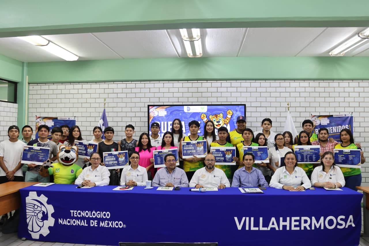 Tabasco se encuentra listo para recibir a más de 1,100 deportistas que competirán en el “LXVIII Evento Prenacional Deportivo del Tecnm 2026”, con sede en el I. T. de Villahermosa.