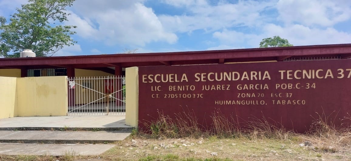 La Secretaría de Educación de Tabasco emite comunicado debido al escenario suscitado este martes en la secundaria técnica No. 37 del Poblado C-34 del municipio de Huimanguillo.